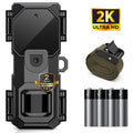 LynHawk 36MP 2K Mini Trail Camera with Secure Mounting, Black, 1 Pack